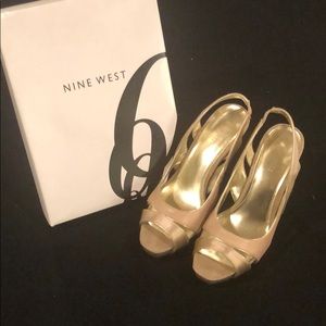 Nine West nude evening shoes!